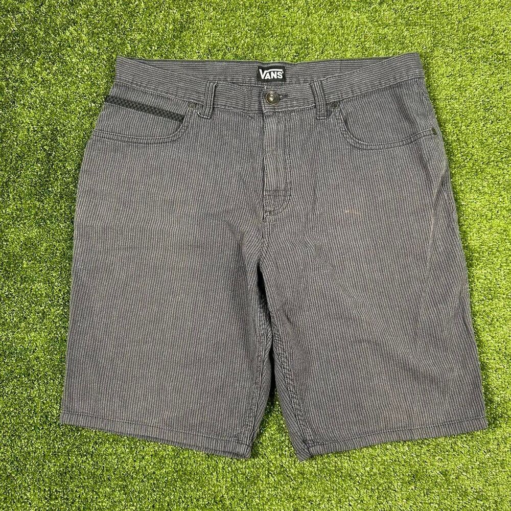 Vans Men's Grey and Black Shorts